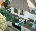 Penampakan rumah dari atas