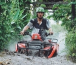 serunya naik ATV