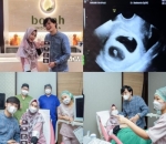 Momen bahagia tunjukkan hasil USG