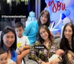 Momen Satu Bulanan Dihadiri Artis