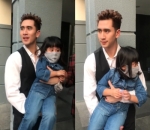 Jenguk Verrell di Lokasi Syuting