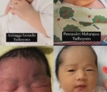 Perbandingan Foto Keempat Anak Saat Bayi