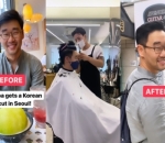 Momen Jesse Potong Rambut