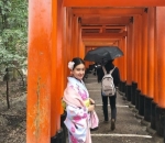 Pesona kenakan Kimono