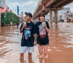 Tetap Uwu di Tengah Banjir