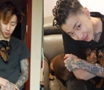 Cerah Bermain Dengan Anjing Kesayangan