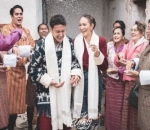 Dimas Anggara dan Nadine Chandrawinata