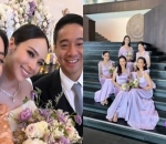 Para Selebriti Hadir di Momen Pemberkatan