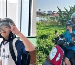 SoDa Siblings ke Sekolah Naik Ojek Online