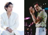 V BTS Mencolok di Konser Harry Style
