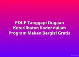 PDI-P Tanggapi Dugaan Keterlibatan Kader dalam Program Makan Bergizi Gratis