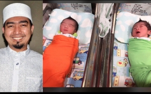 Punya Dua Bayi Ganteng, Ustadz Solmed Akui Ia dan April Jasmine Sengaja Program Anak Kembar