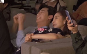 Imutnya Reaksi Park Seo Joon dan Park Min Young Nonton 'Why, Secretary Kim?' Bareng