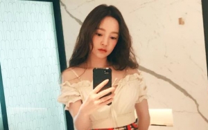 Tetap Pede, Goo Hara Kembali Pamer Foto Cantik Berjidat Lebar