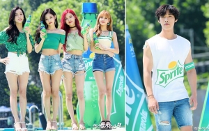 Tampil Seksi, Black Pink Hebohkan Event Promosi Minuman Soda Bareng Woo Do Hwan