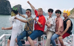 Berangkat Syuting 'NJTW 5', Kocaknya Ahn Jae Hyun cs Dandan Ala Hantu di Bandara