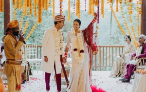 Diam-Diam Nikah, Nadine Alexandra Cantik Berkebaya Bagai Puteri Kerajaan di Pernikahan India-Jawa