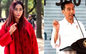 Mirip Banget Aslinya, Netter Takjub Lihat Lukisan Inul Jabat Tangan Presiden Jokowi