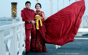 Tampil Ala Puteri Kerajaan di Pernikahan, Istri Rio Reifan Dibully Seram dan Make-Up 'Harga Nawar'
