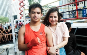 Unggah Video Muay Thai Lawan Adik, Kocaknya Prilly Latuconsina Tulis Caption Ini