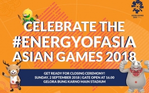 Dimeriahkan Super Junior dan iKON, SCTV Tayangkan Closing Ceremony Asian Games 2018 Secara Live
