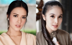 Perut Hamil Dipegang Sandra Dewi, Raisa Pasang Ekpsresi Gemas