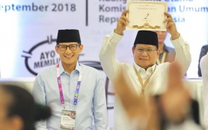 Laporan Dana Kampanye Awal Resmi Diterima KPU, Prabowo-Sandiaga Pilih Paket Hemat 