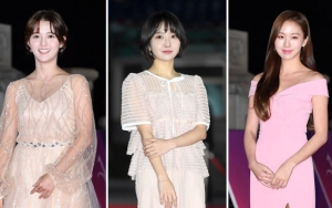  APAN 2018: Punch, Go Sung Hee dan Nam Bo Ra Taklukkan Red Carpet Dengan Nuansa Rose Gold