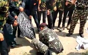 Pembubaran Banser Trending Usai Heboh Bendera Tauhid Dibakar, Semua Pihak Diimbau Tahan Diri