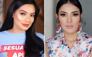 Sama-Sama Kenakan Baju Menyerupai Kertas Kado, Netter Bandingkan Gaya Titi Kamal Dengan Nindy