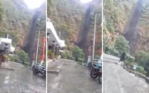 Warga Dikejutkan dengan Fenomena Air Tejun Hitam di Nganjuk, Begini Penjelasannya