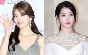 Tak Ikut Parade Gaun Hitam, Kecantikan Suzy dan IU di Red Carpet AAA 2018 Pukau Netter 