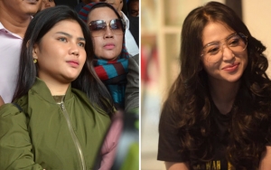 Diplagiat Keponakan, Gaya Dewi Persik Tetap Cantik Pakai Kemeja Kusut Banjir Pujian
