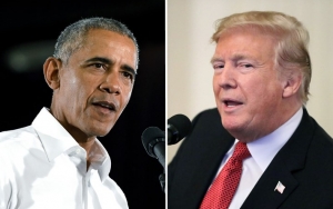 Berdampingan di Pemakaman George H.W. Bush, Kecanggungan Obama-Donald Trump Jadi Sorotan