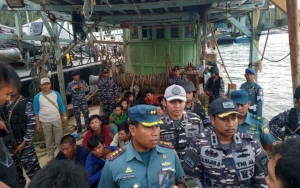 Diberi Peringatan Karena Tangkap Ikan Ilegal, Kapal Vietnam Tabrak KRI di Natuna