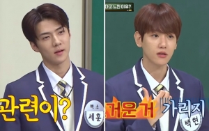 Kena Jotos Sehun di 'Ask Us Anything', Reaksi Kocak Baekhyun Bikin Ngakak 