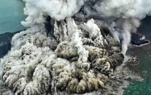Status Waspada, Gunung Anak Krakatau Sembur Awan Panas dan Kemungkinan Hujan Abu di Cilegon