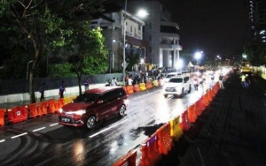 Sudah Bisa Dilalui, Jalan Gubeng Surabaya Dijaga Polisi 24 Jam