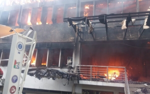 Diduga Akibat Korsleting, Gedung Studi Pembangunan Kampus ITB Terbakar