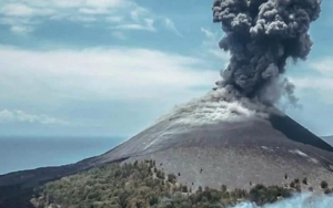BMKG Temukan Retakan Baru di Gunung Anak Krakatau, Jelaskan Waspada Potensi Tsunami Susulan