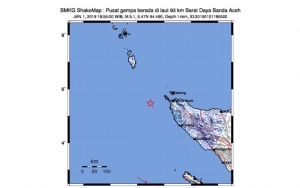 Gempa Sekitar 5 SR Guncang Pangandaran dan Aceh, BMKG Deteksi Dalam Waktu Hampir Bersamaan