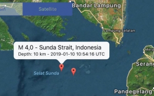 11 Gempa Beruntun Guncang Selat Sunda, BMKG Sebut Tak Ada Potensi Tsunami