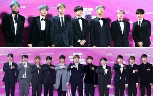 SMA 2019: BTS dan Wanna One Satu Frame, Ketampanan Jungkook Jadi Sorotan 