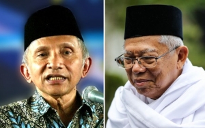 Amien Rais Sindir Tak Punya Peran di Debat Pilpres 2019, Ma'aruf Amin Beri Jawaban 'Menohok'