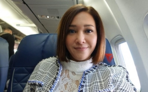 Penampilan Maia Estianty Dipuji Mirip Song Hye Kyo Saat Liburan Bareng Suami