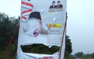 Baliho Kampanye Gerindra Dirusak di Dharmasraya, Jubir BKN: Mungkin Bupatinya Pendukung Jokowi