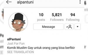 Kementerian Kominfo Tutup Akun Instagram Alpantuni Penyebar Konten LGBT dan Pornografi