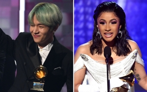 Grammy Awards 2019: V BTS Pamer Heboh Nikmati Penampilan Cardi B