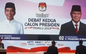  Ledakan di Senayan Warnai Debat Capres Jokowi-Prabowo 