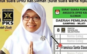 Namanya Viral Jadi Perbincangan Warganet, Caleg PKS Fransisca Santa Clause: Yang Penting Imannya